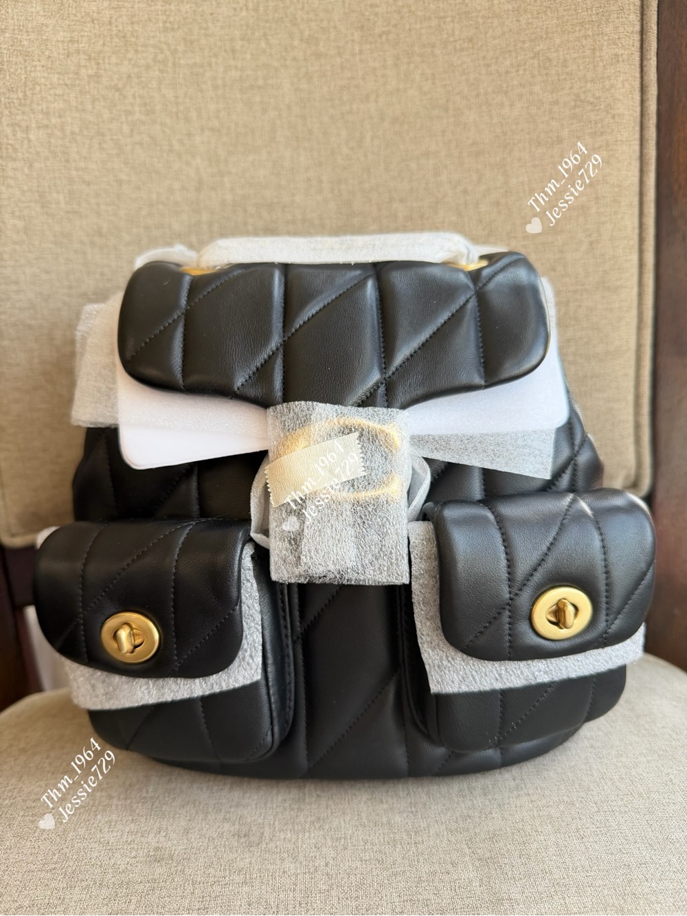 NWT！COACH Tabby Backpack With Pillow Quilting（COACH CU076）fast shipping